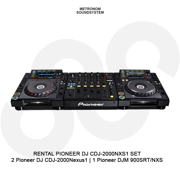 DJ Set Rental Pioneer DJ CDJ 2000 Nexus1 Set