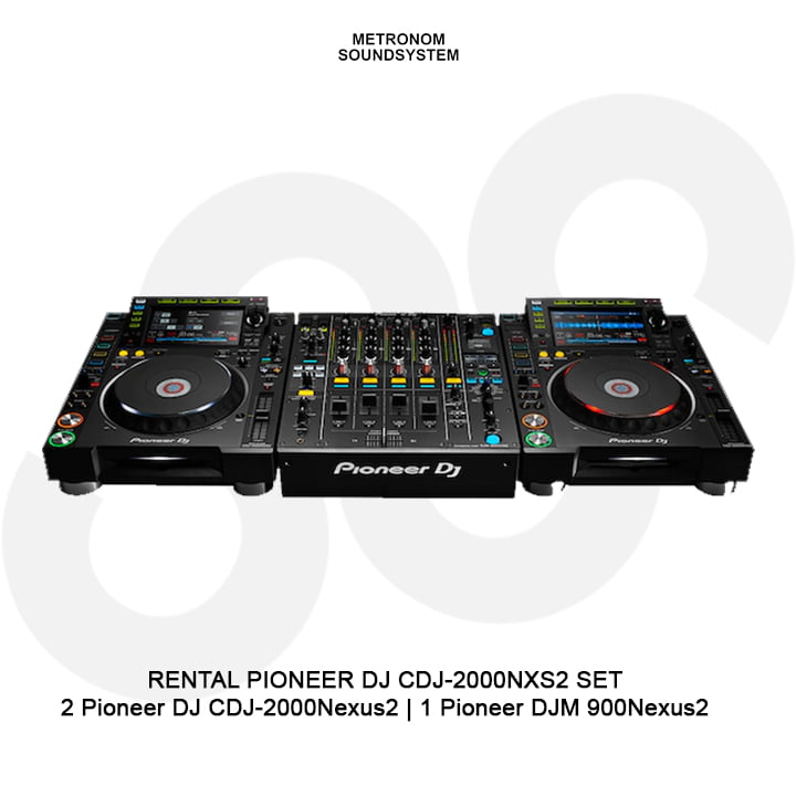 DJ Set Rental Pioneer DJ CDJ 2000 Nexus2 Set
