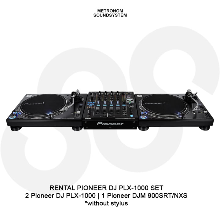 DJ Set Rental Pioneer DJ PLX 1000 Set