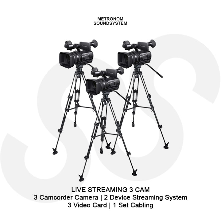 Live Streaming 3 Camera Package