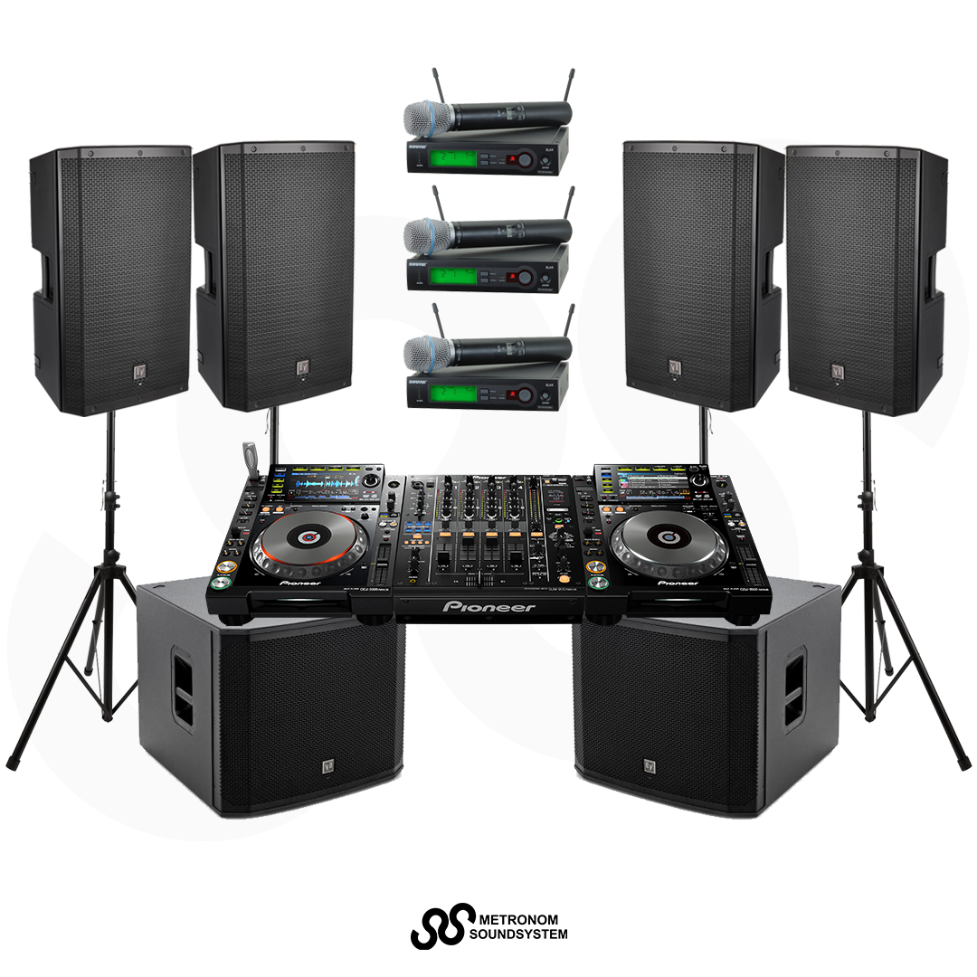 Package CDJ2000NXS1 Set Soundsystem 4000W