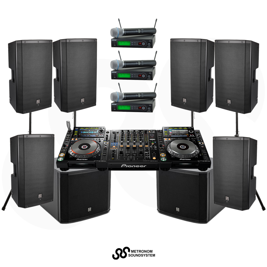 Package CDJ2000NXS1 Set Soundsystem 5000W