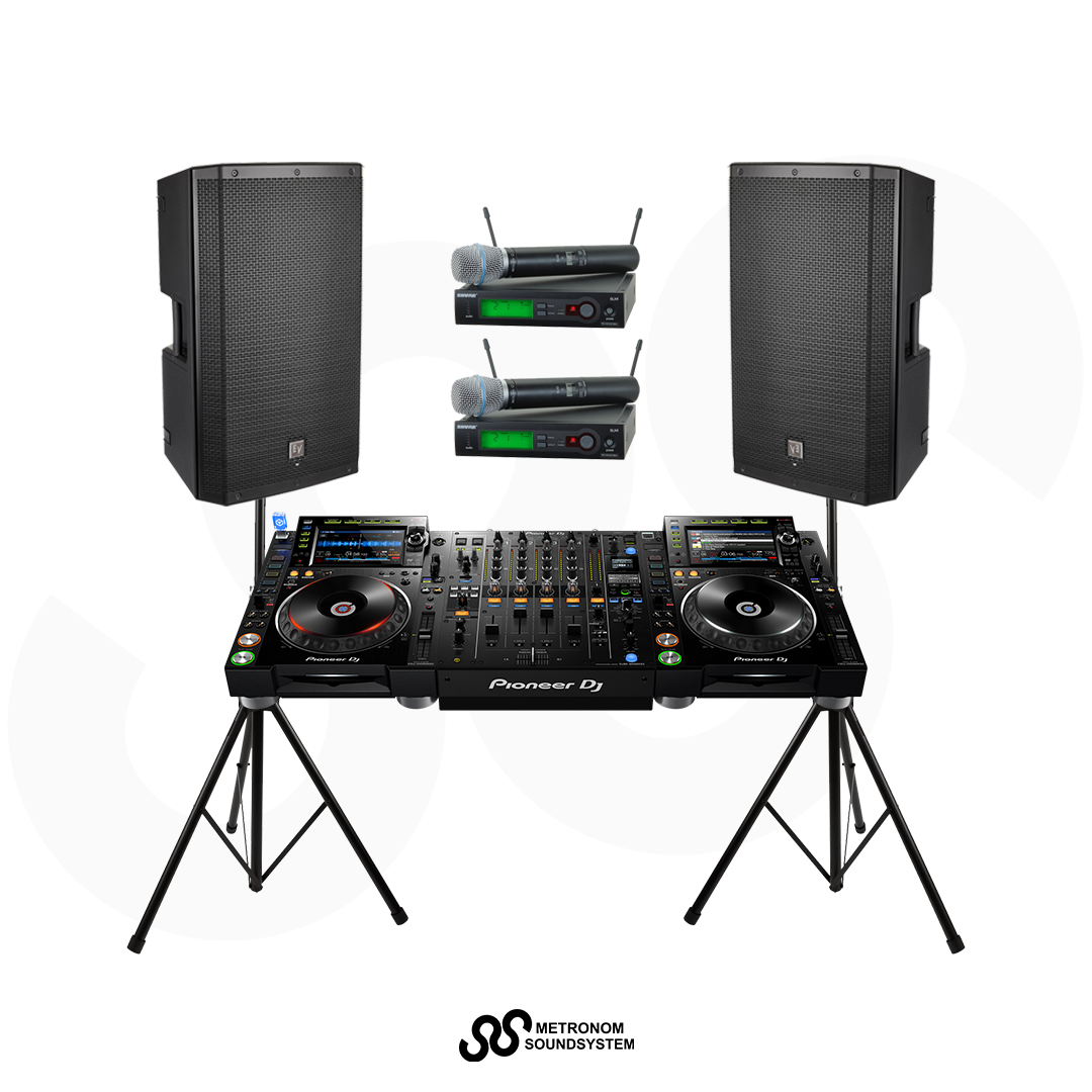Package CDJ2000NXS2 Set Soundsystem 1000W