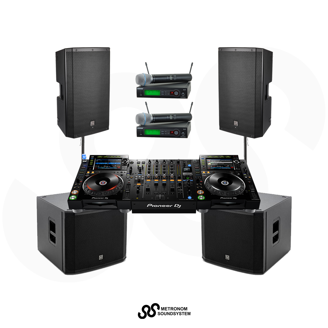 Package CDJ2000NXS2 Set Soundsystem 3000W