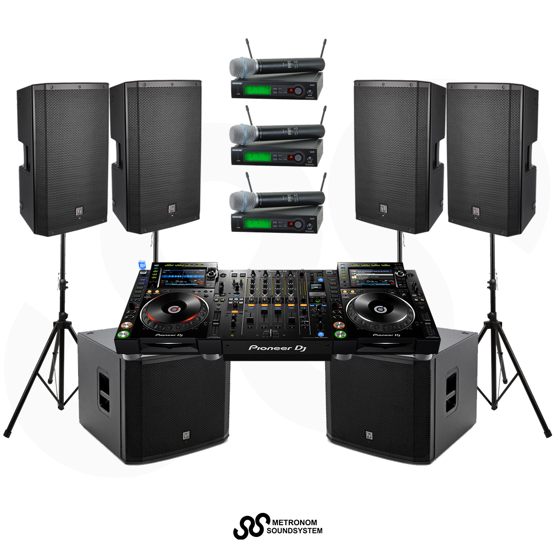 Package CDJ2000NXS2 Set Soundsystem 4000W