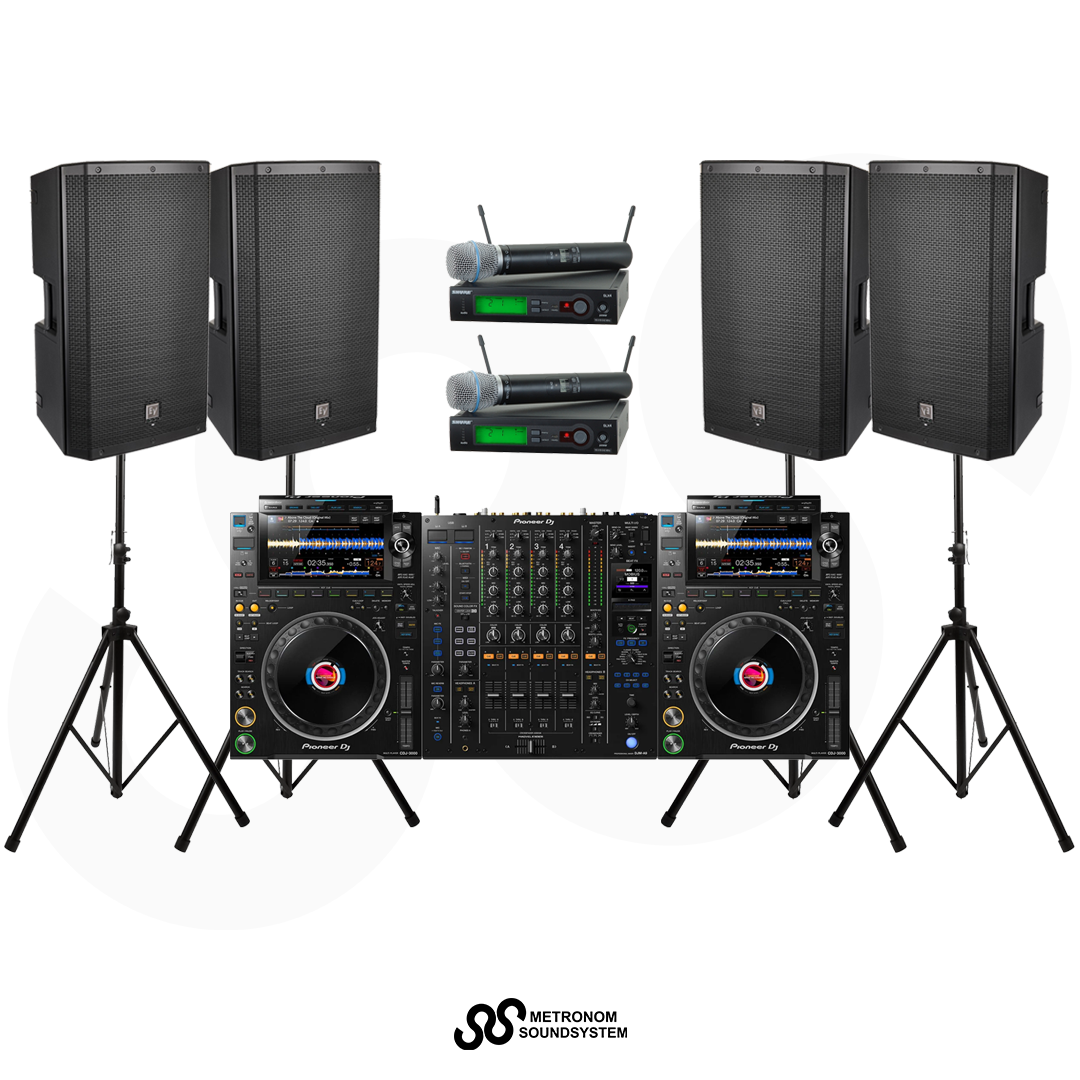 Package CDJ3000 Set Soundsystem 2000W