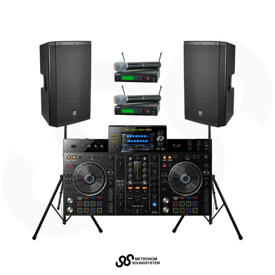 Package XDJ-RX2 Soundsystem 1000W