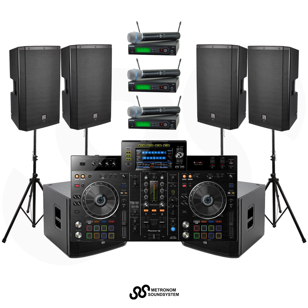 Package XDJ-RX2 Soundsystem 4000W