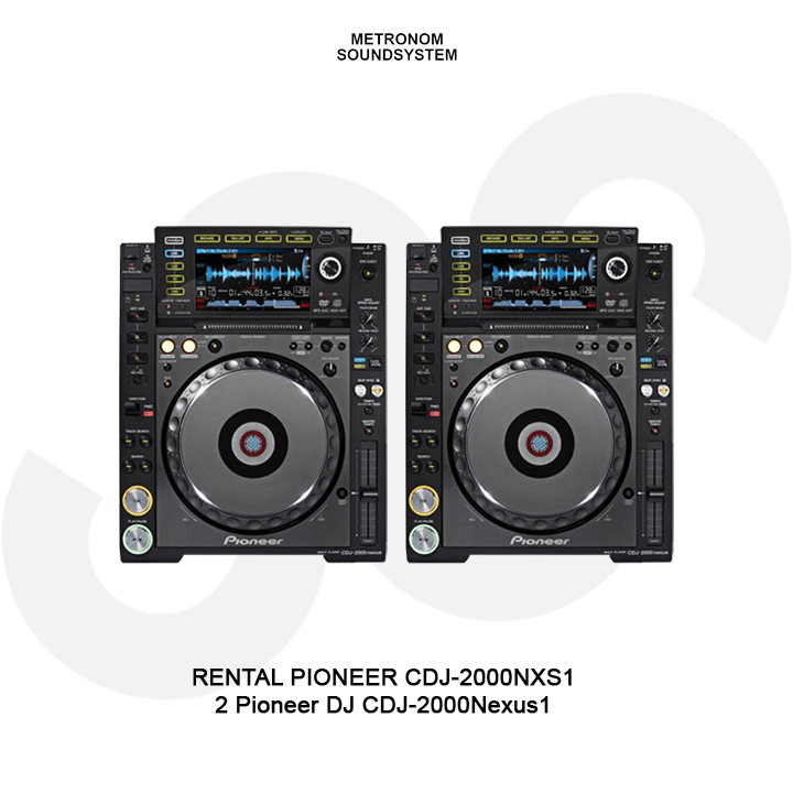 DJ Set Rental Pioneer DJ CDJ 2000 Nexus1 Pair
