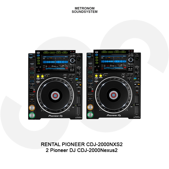 DJ Set Rental Pioneer DJ CDJ 2000 Nexus2 Pair