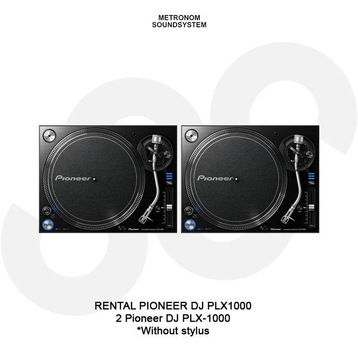 DJ Set Rental Pioneer DJ PLX 1000 Pair