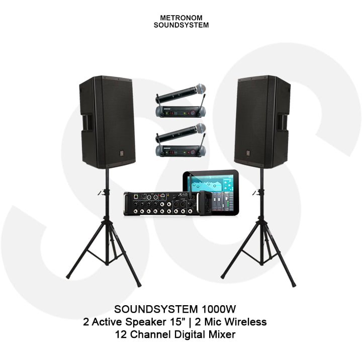 Soundsystem Rental 1000 Watt
